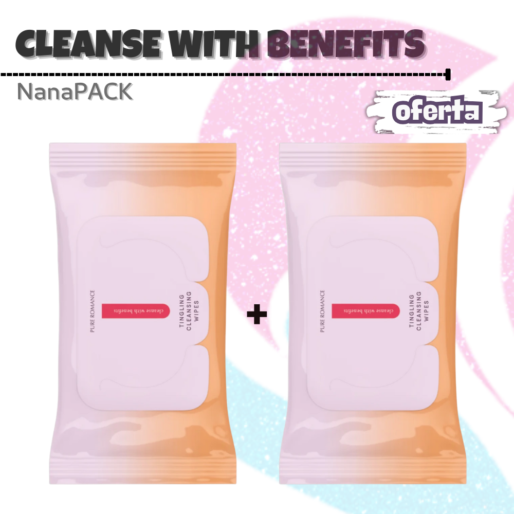 Con Cleanse With Benefits, mantente fresca, limpia y lista para cualquier aventura, mientras disfrutas de un cosquilleo tentador que añade un toque de emoción a tu rutina. ¡Lleva estas toallitas contigo y prepárate para lo que el día o la noche te depare!