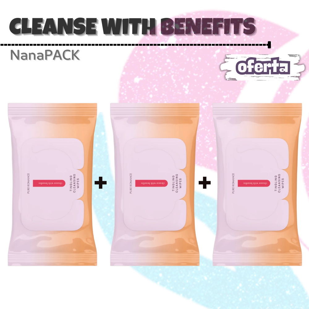 Con Cleanse With Benefits, mantente fresca, limpia y lista para cualquier aventura, mientras disfrutas de un cosquilleo tentador que añade un toque de emoción a tu rutina. ¡Lleva estas toallitas contigo y prepárate para lo que el día o la noche te depare!