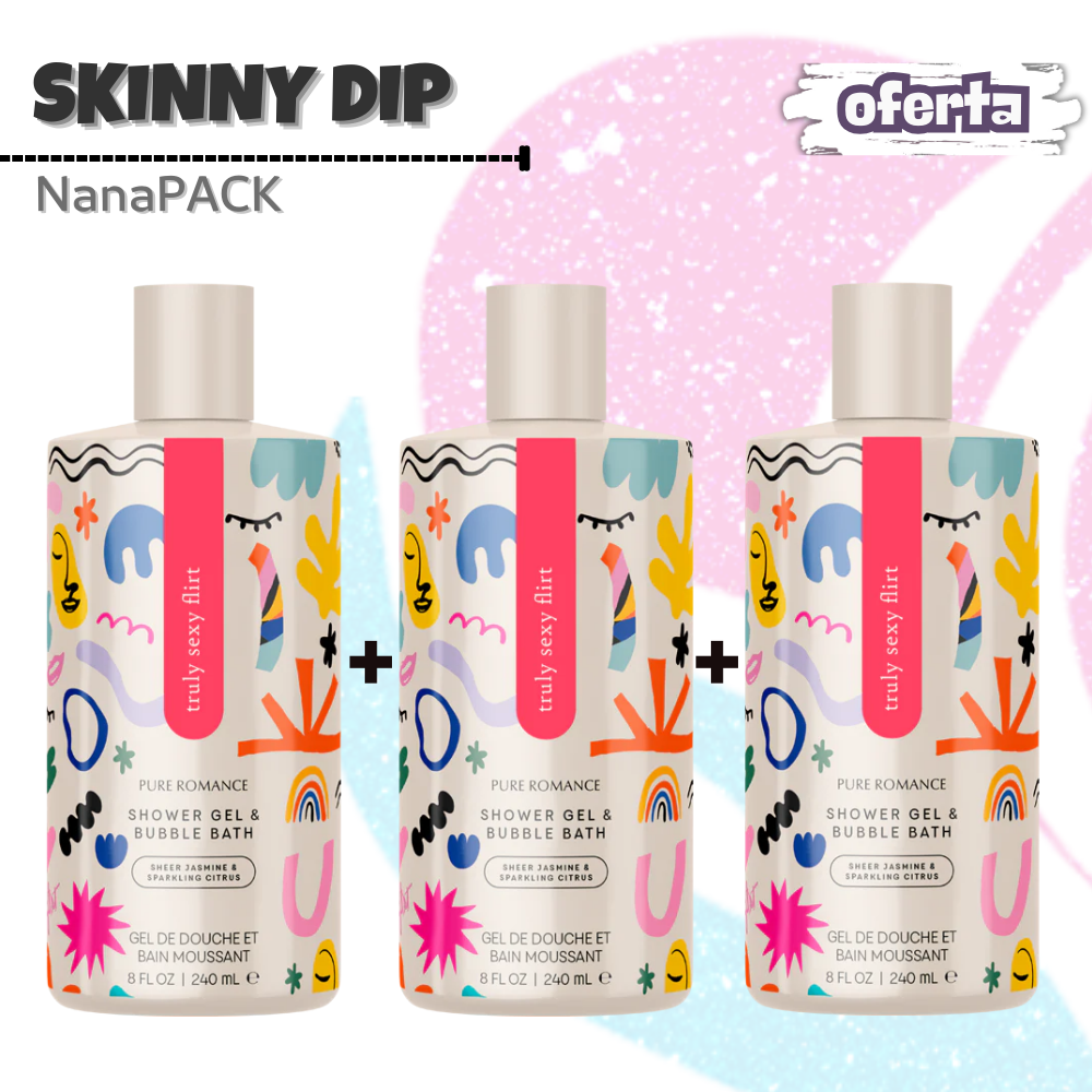 Con Skinny Dip, tu baño o ducha se convertirá en un ritual de cuidado personal que dejará tu piel hidratada, perfumada y renovada, dándote el mimo que mereces.