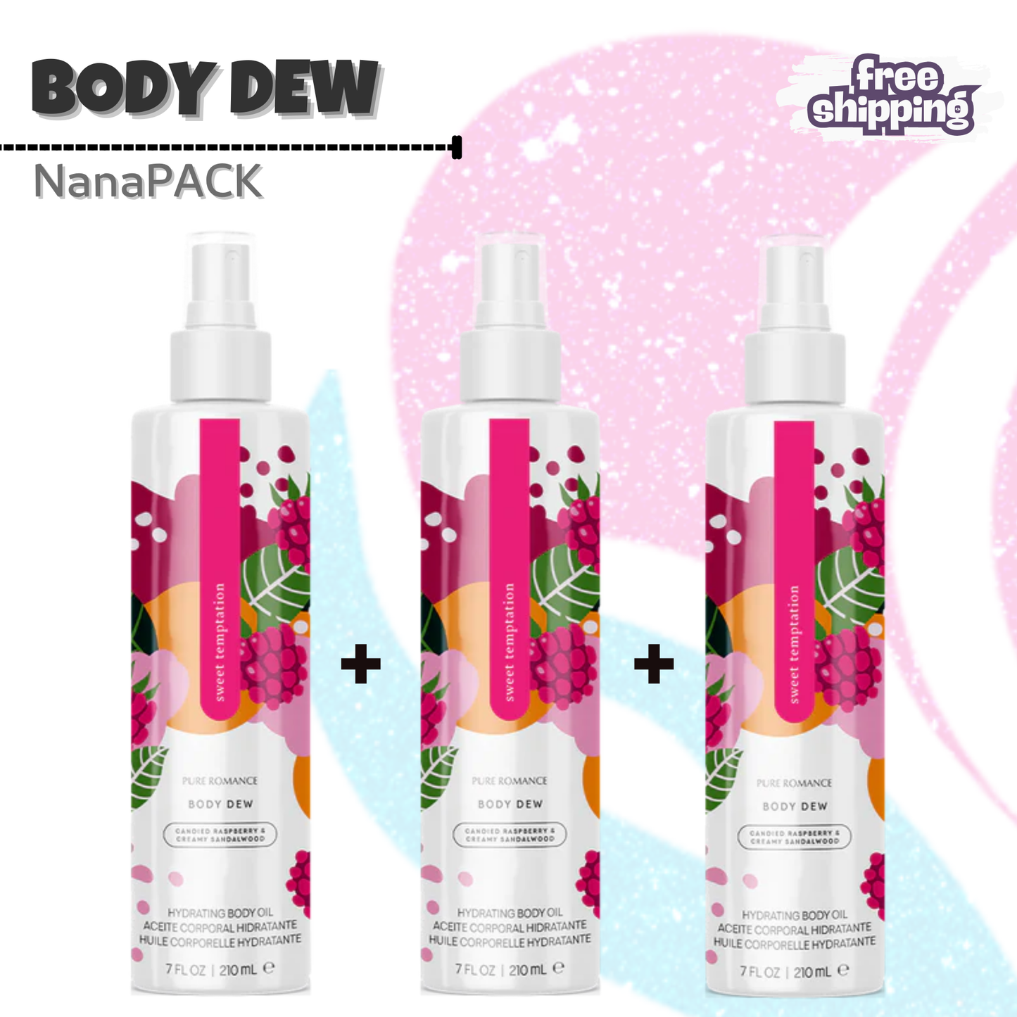 Body Dew PACK (3) - Variety