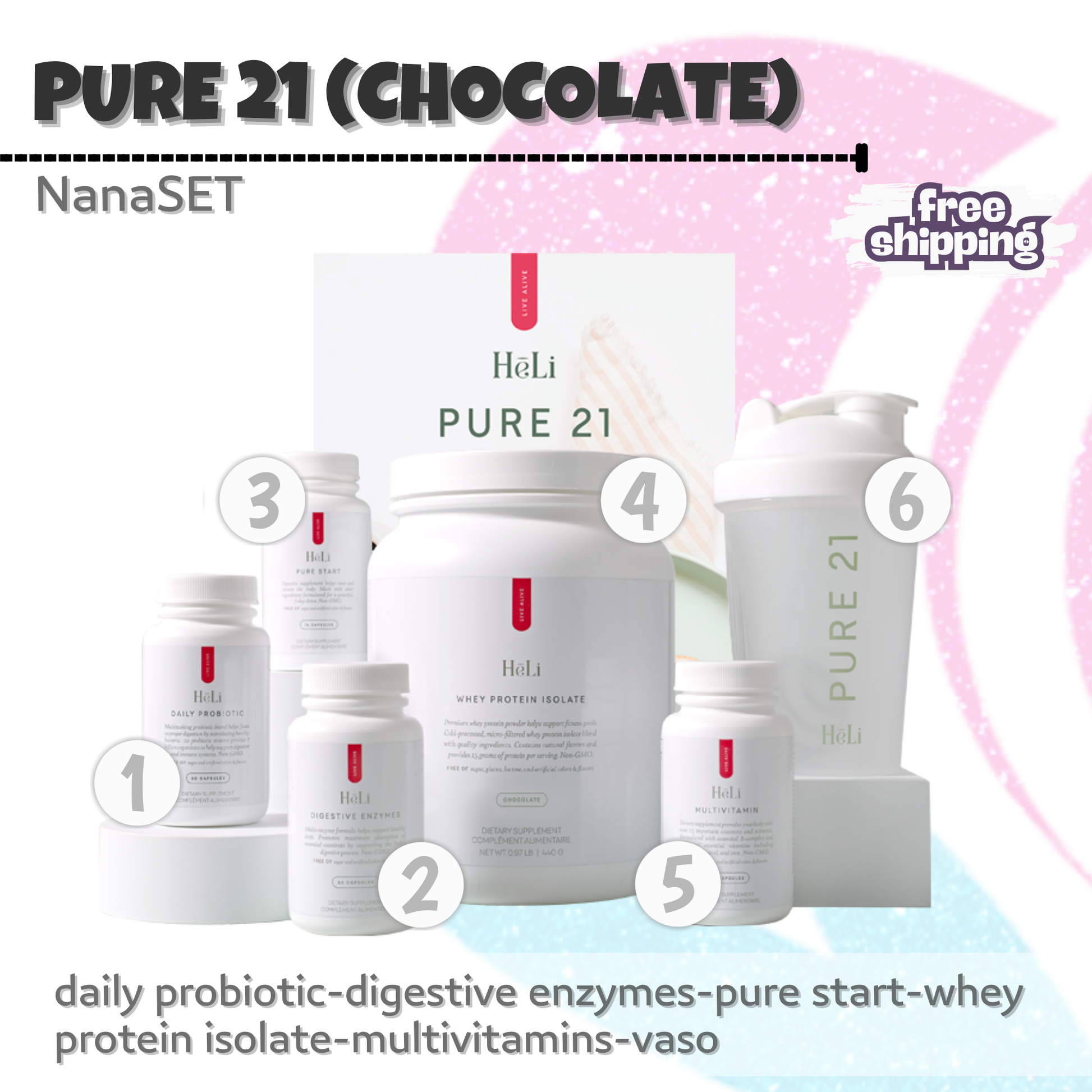 Pure 21 Set - Variedad - Fiestas by Nana, LLC