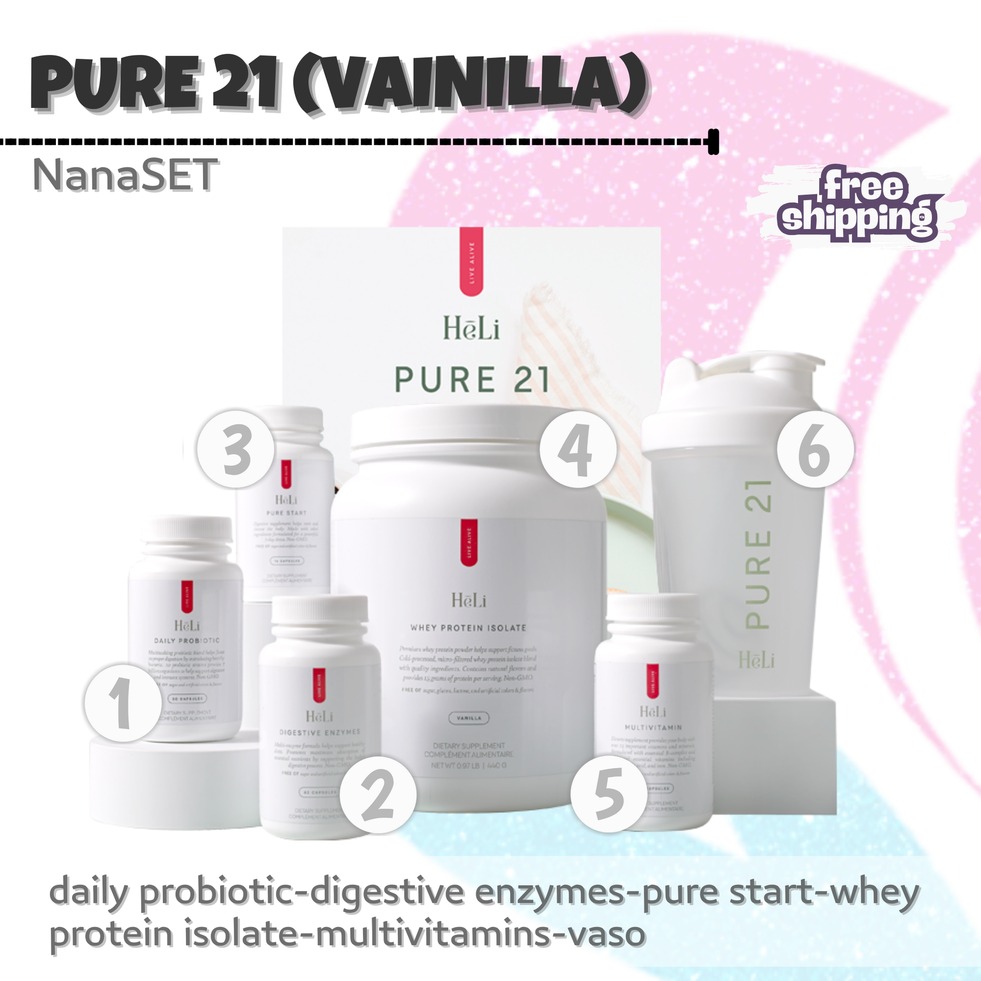 Pure 21 Set - Variedad - Fiestas by Nana, LLC