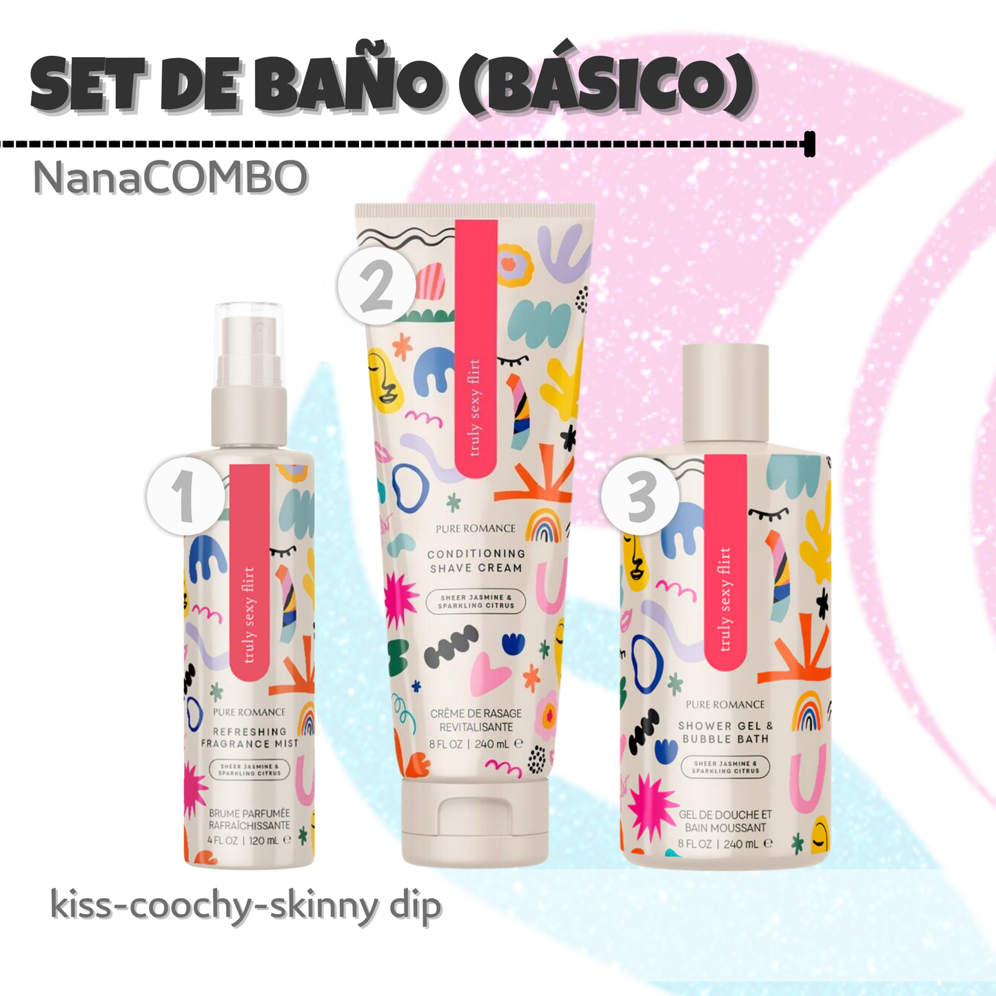 NanaCOMBO Set de Baño (Básico)