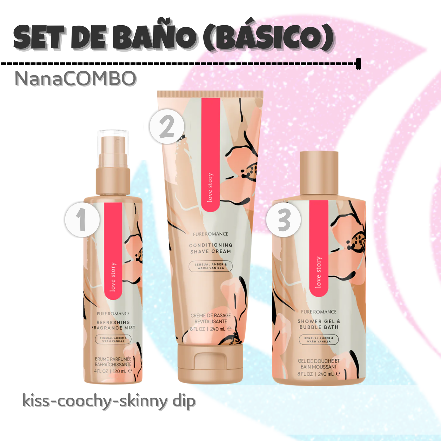 NanaCOMBO Set de Baño (Básico)