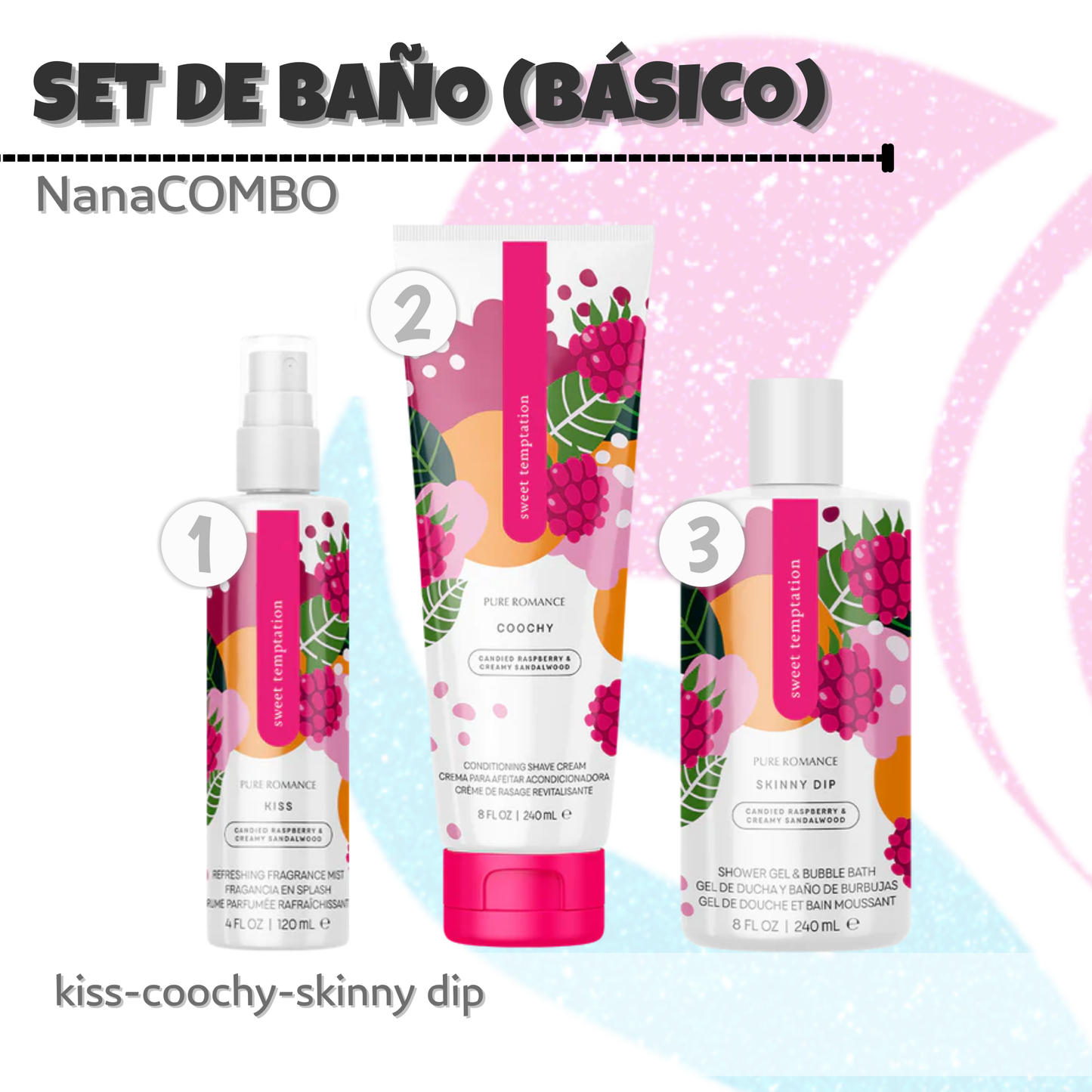 NanaCOMBO Set de Baño (Básico)