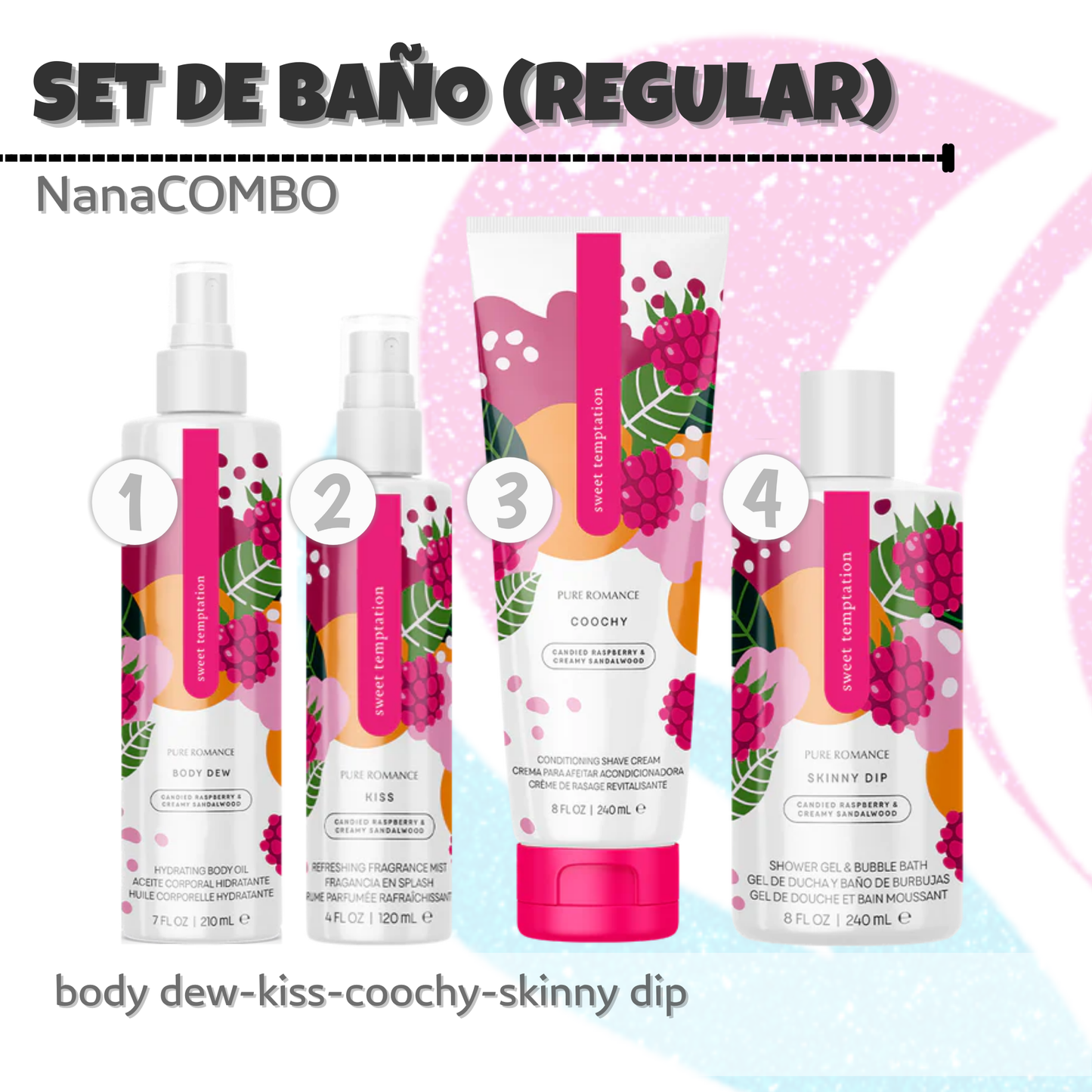 NanaCOMBO Set de Baño (Regular)