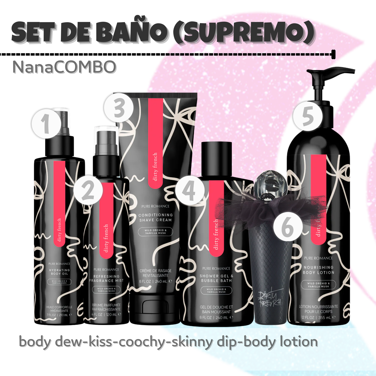 NanaCOMBO Set de Baño (Supremo)