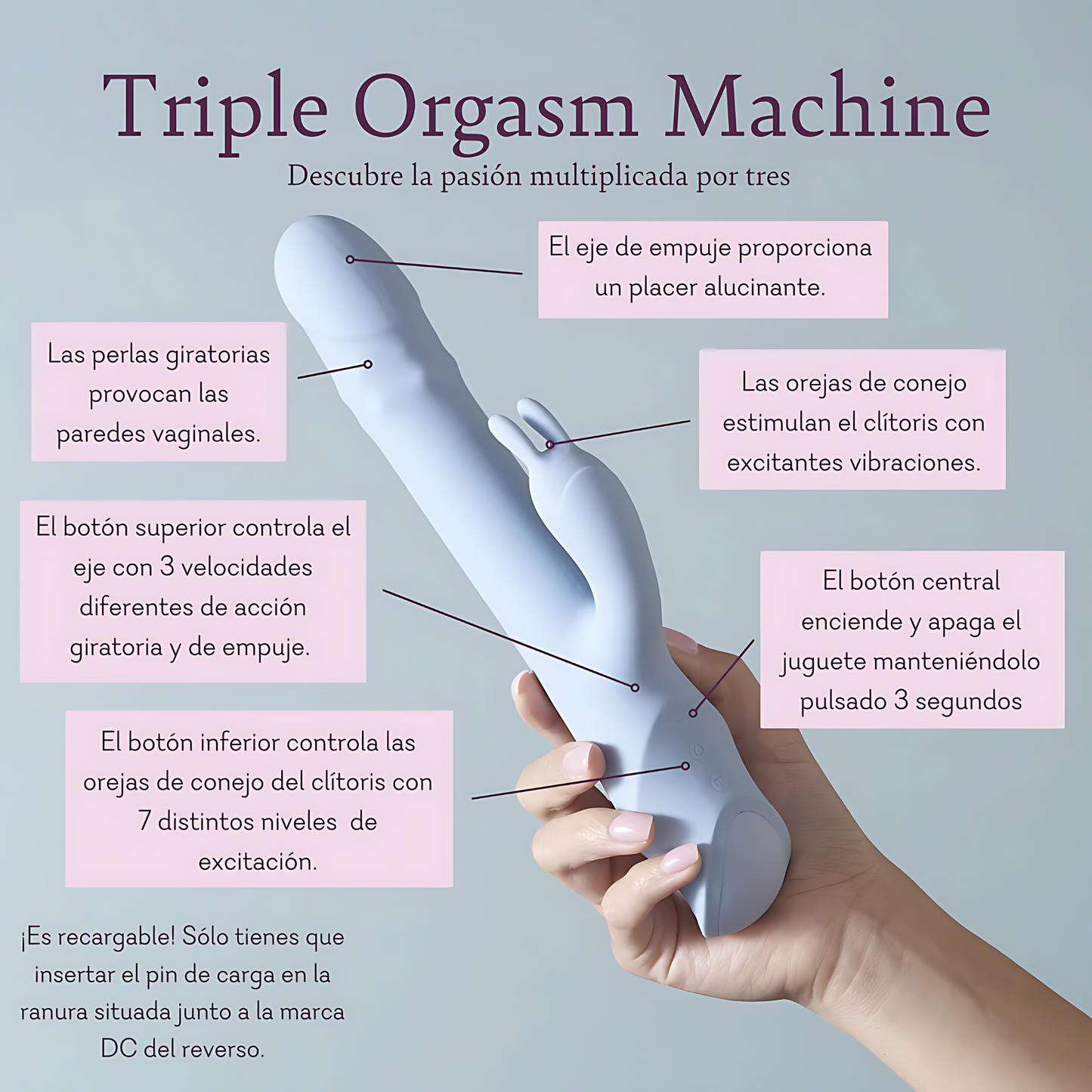 Triple Orgasm Machine (TOM) (73) - FREE SHIPPING