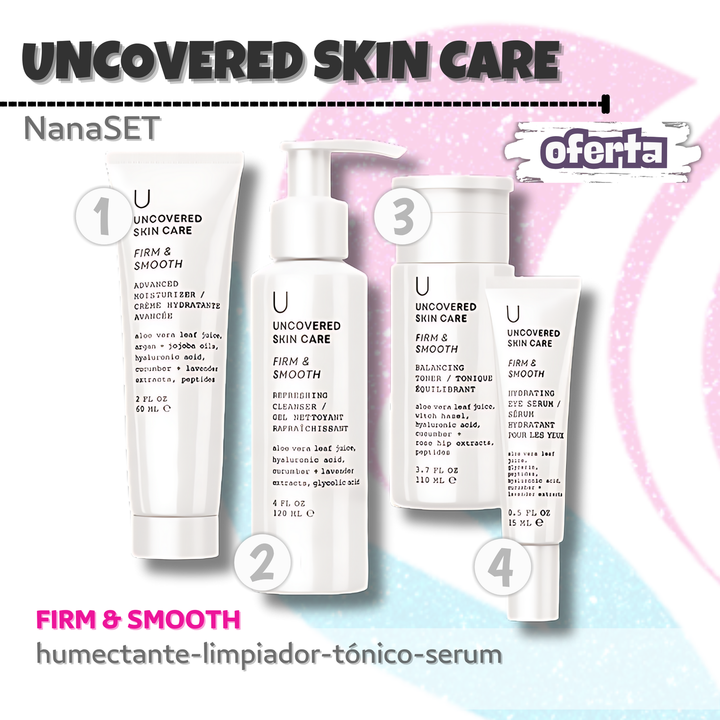 Uncovered Skin Care Set (61) - Variety